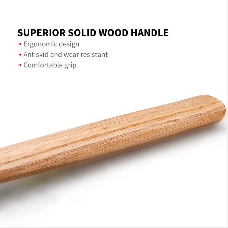 Sledge Hammer with Wood Handle, Forged Steel Octagon Head – image 4