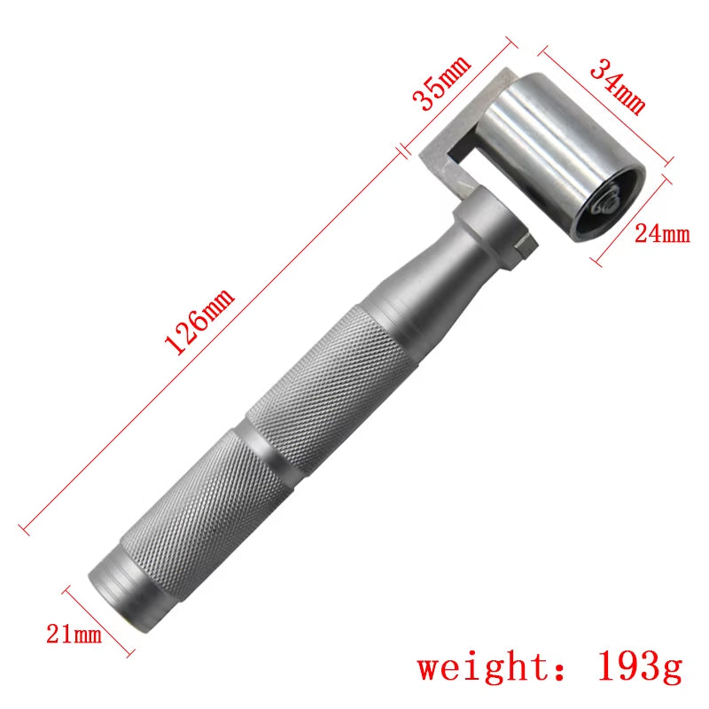 Wallpaper Seam Roller, Aluminum Pressure Wheel with Bearings – image 3