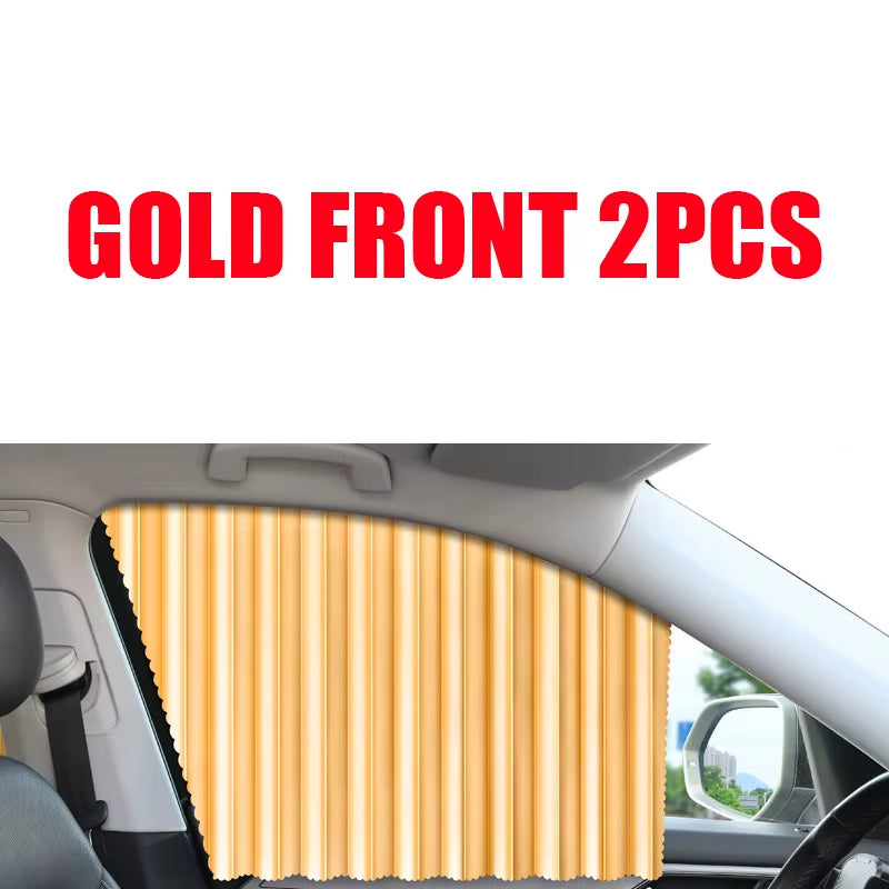 Magnetic Car Window Sun Shades – Front or Rear Side Curtains