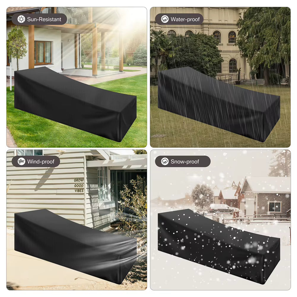 Lounge Chair Cover - Waterproof Patio Chaise Cover – image 7