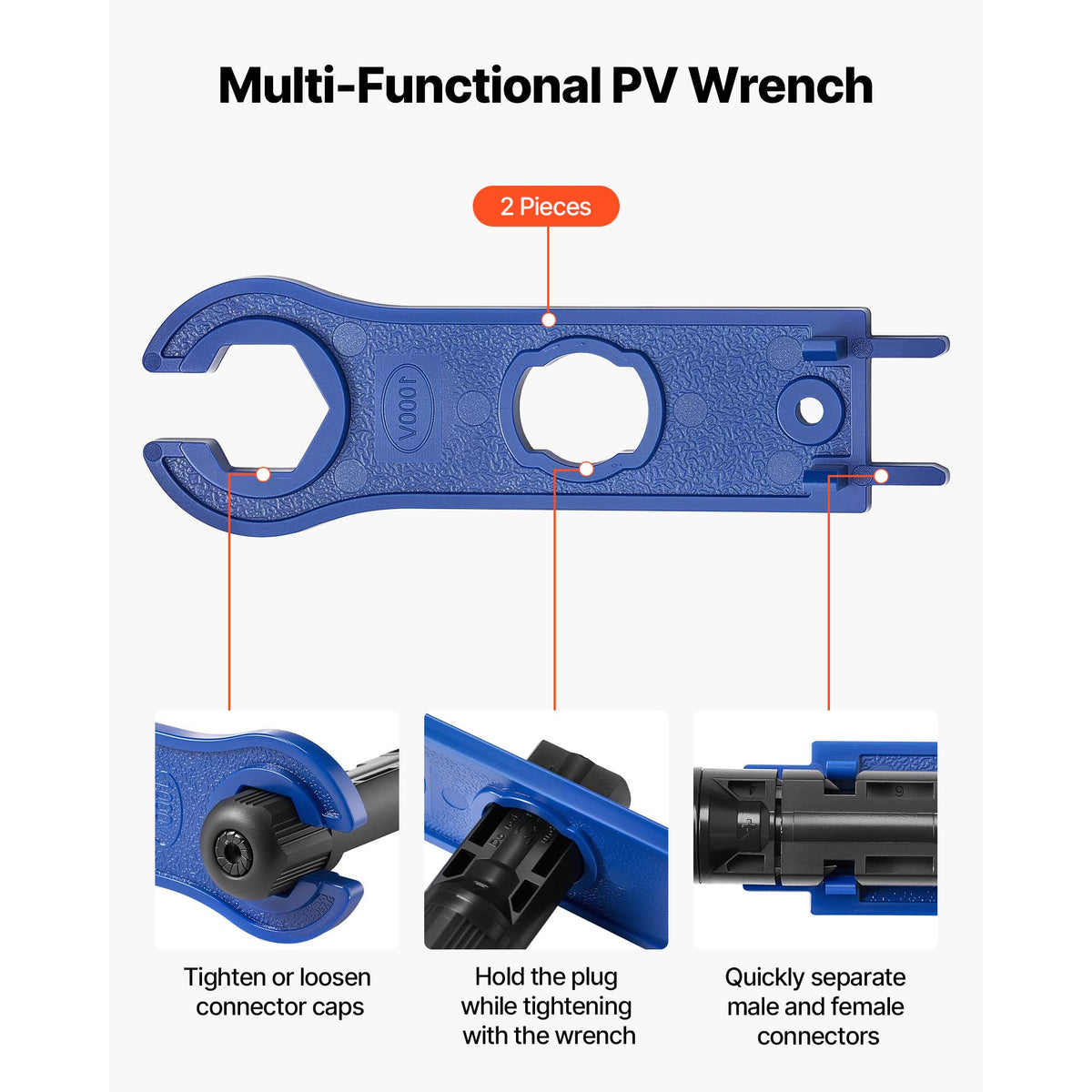 Solar Connector Crimping Tool Kit – Ratcheting 14–10 AWG – image 8