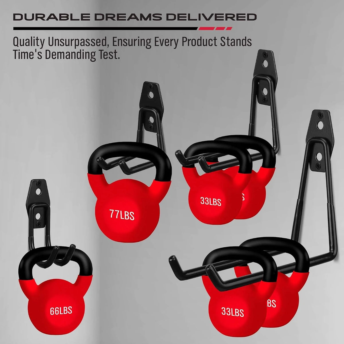 Garage Storage Hooks 30 Pcs Heavy Duty Steel Wall Hooks Set – image 5
