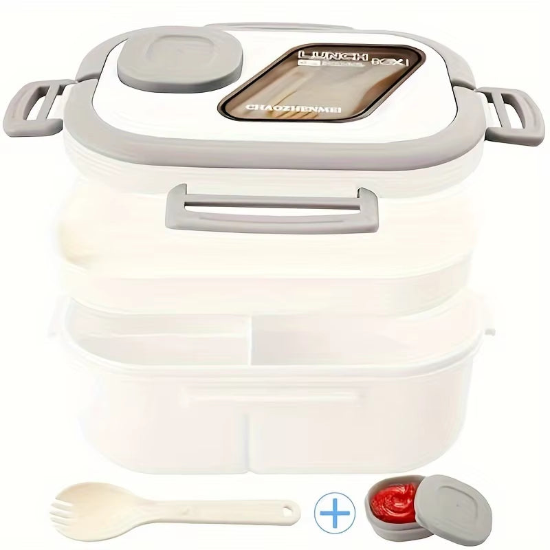 Bento Lunch Box – 40 oz Leakproof 4-Compartment Container – image 9