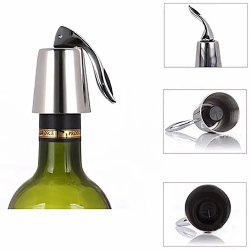 Wine Bottle Stopper, Leakproof Lever-Lock Seal – image 4