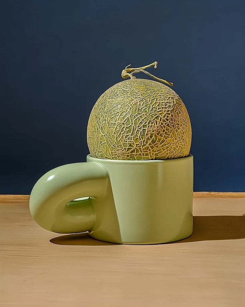 Extra Large Handmade Ceramic Mug, 26 Oz Chubby Coffee Mug