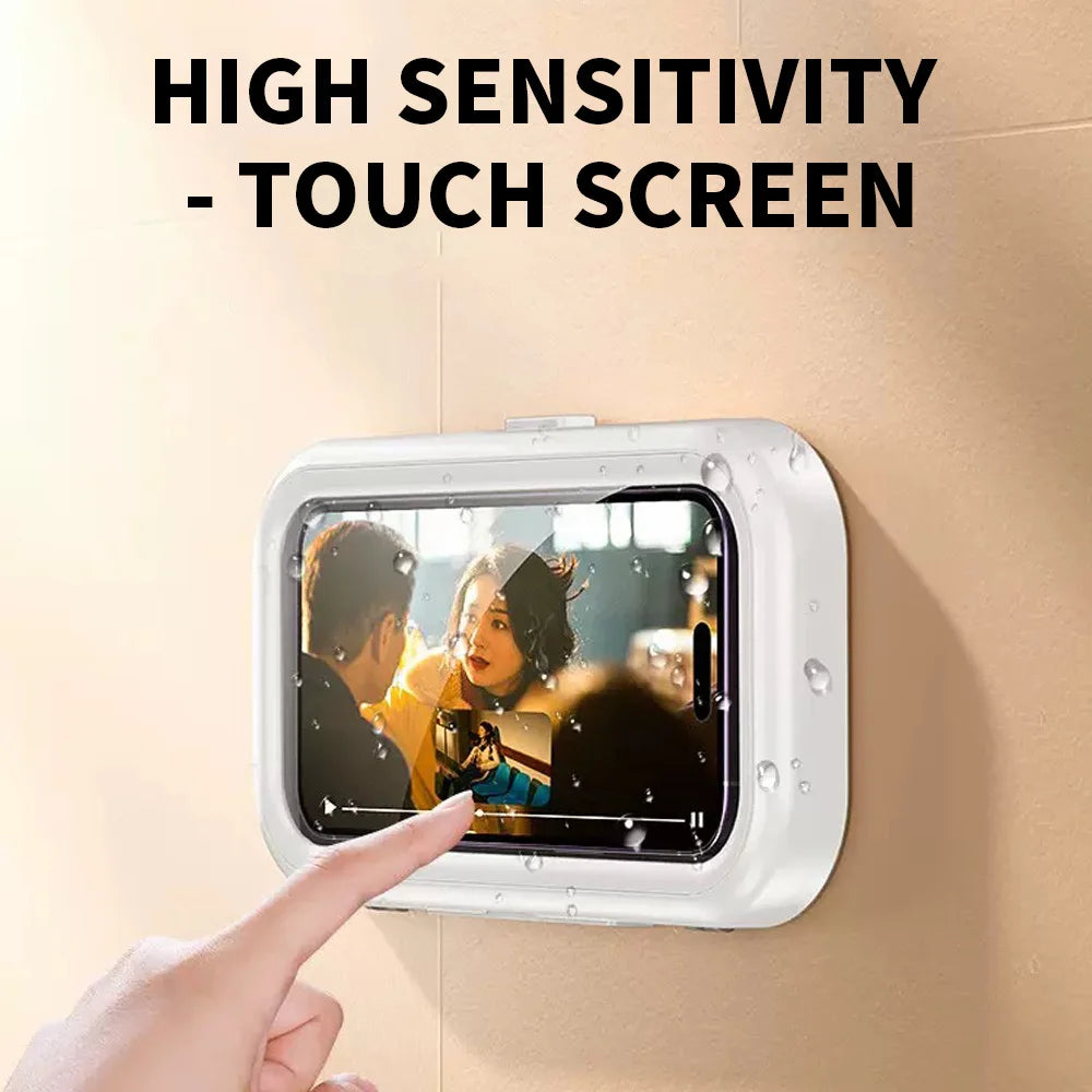 Waterproof Shower Phone Holder Box, Rotating Bathroom Phone Case – image 3