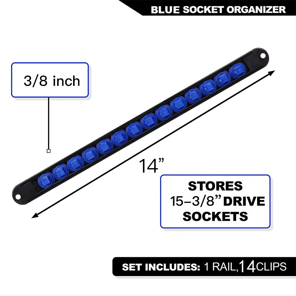Socket Holder Rail – Adjustable ABS Organizer – image 8