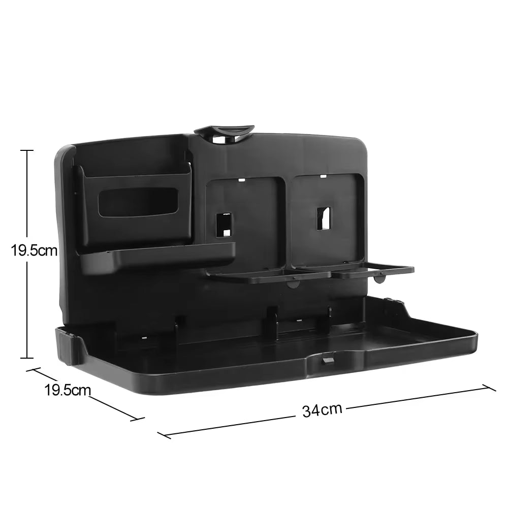 Car Back Seat Tray – Folding Table with Cup and Phone Holder – image 6