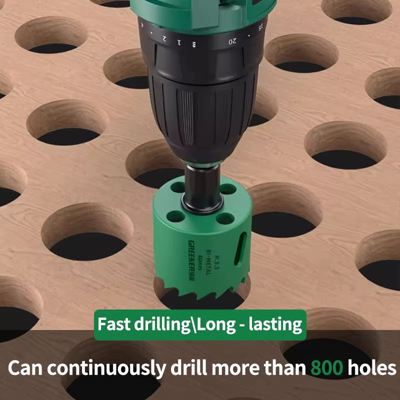 Hole Saw Kit 19-127 mm, Hole Saw Set for Wood, Drywall and PVC – image 3
