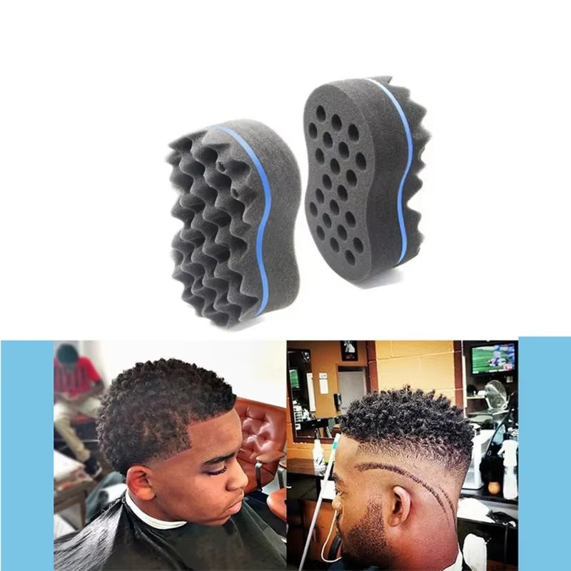 Double-Sided Curl Sponge Brush for Twists & Waves – image 6