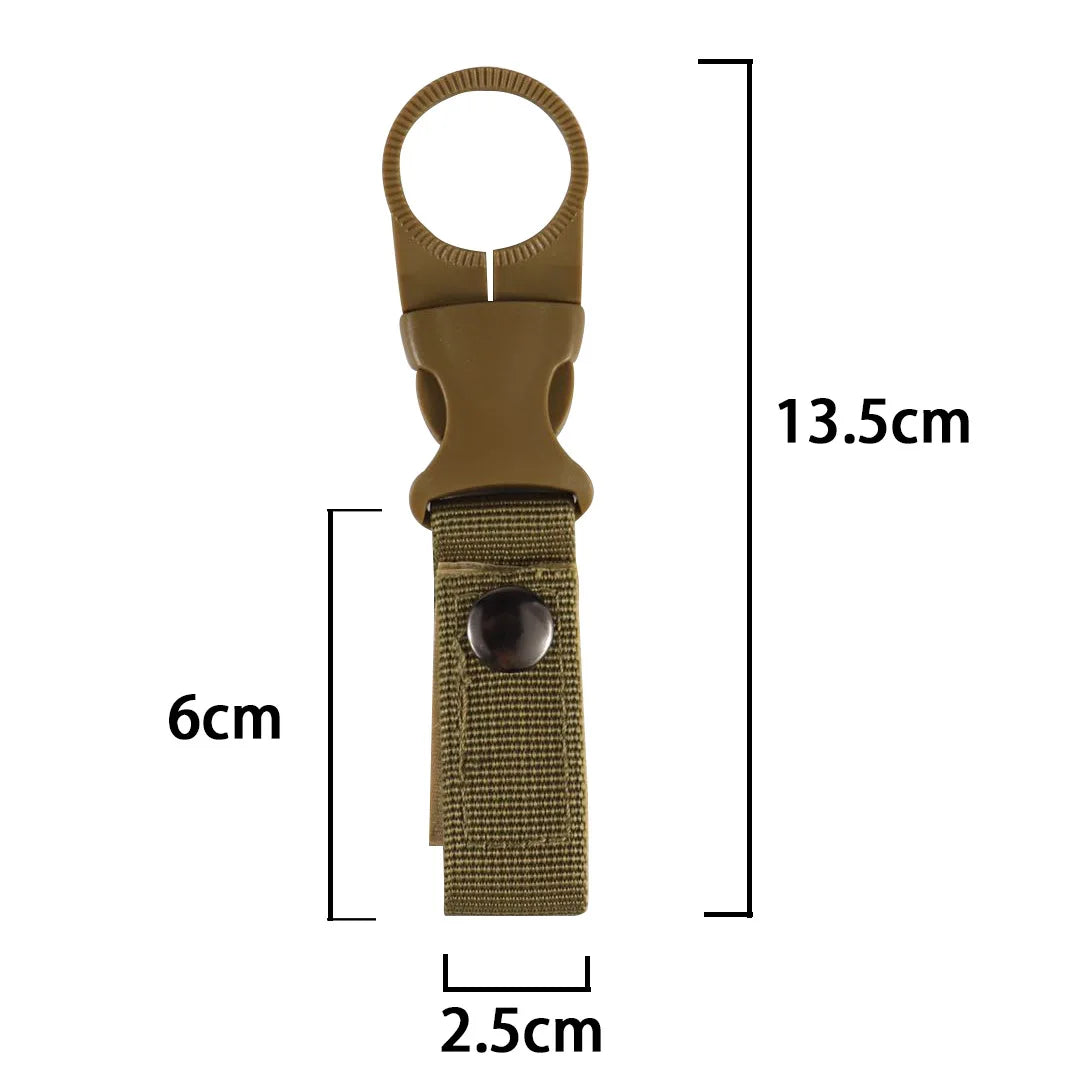 Water Bottle Carabiner Clip, Backpack Webbing Holder for Hiking – image 7