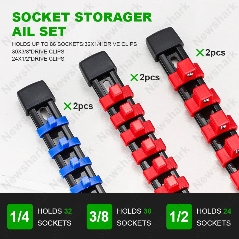 6-Piece Heavy-Duty Socket Holder Rack Set – image 4
