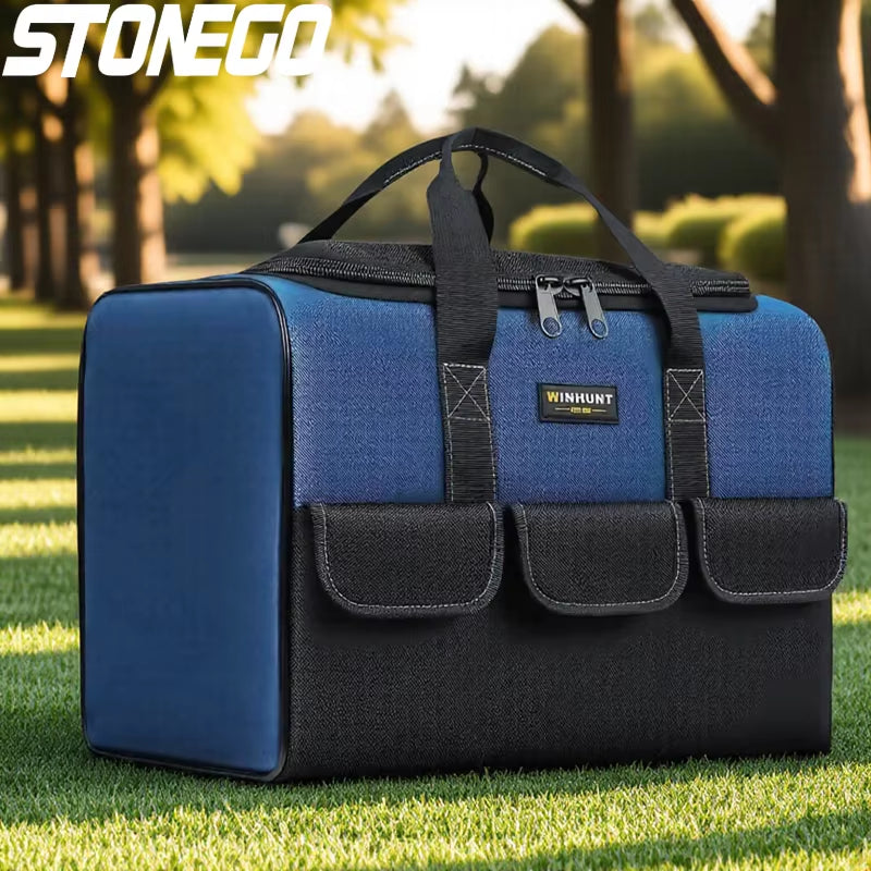 Oilfield Heavy Duty Wide Mouth Tool Bag with Reinforced Base – image 2
