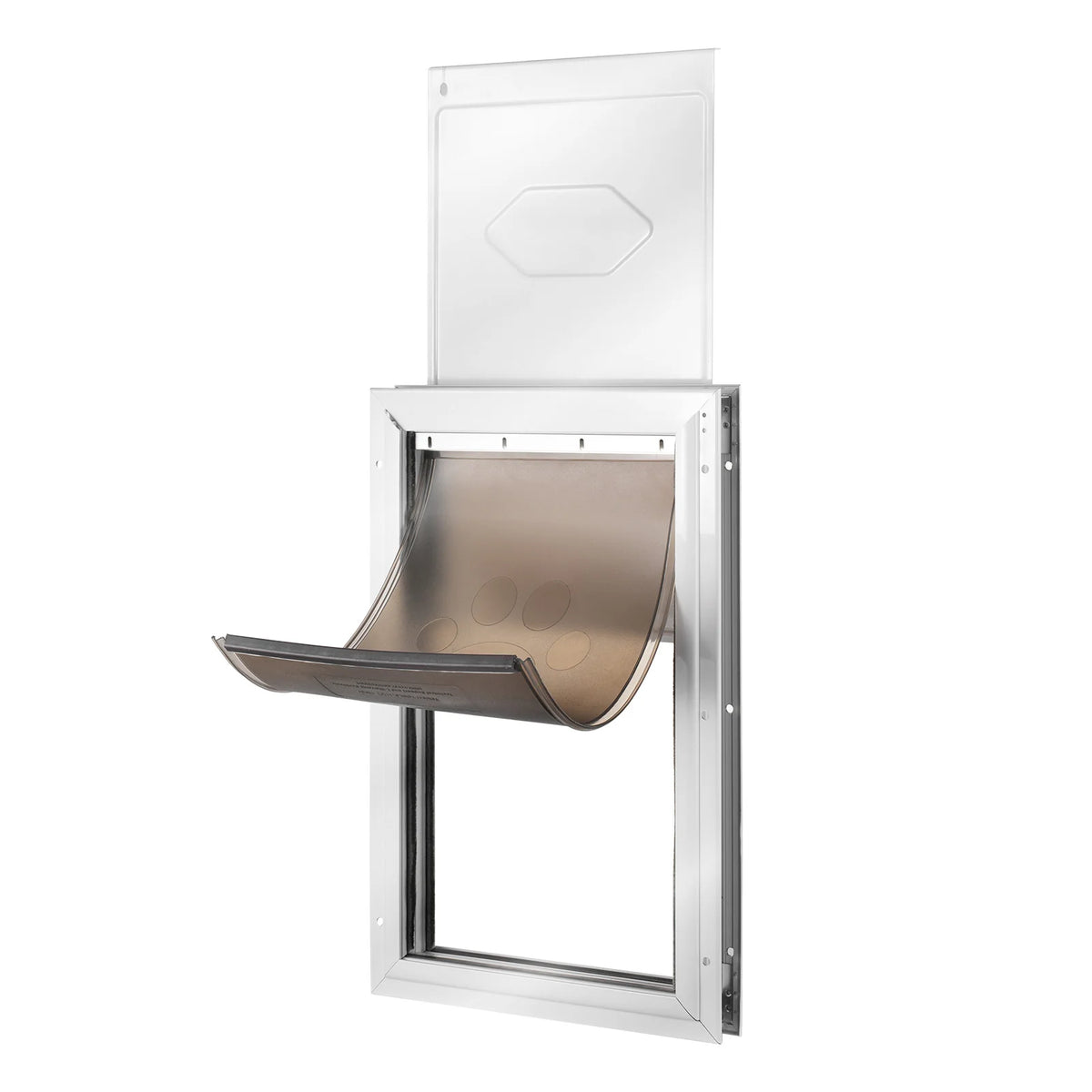 Pet Door with Aluminum Frame and Lock, Weatherproof Flap, Small – image 9