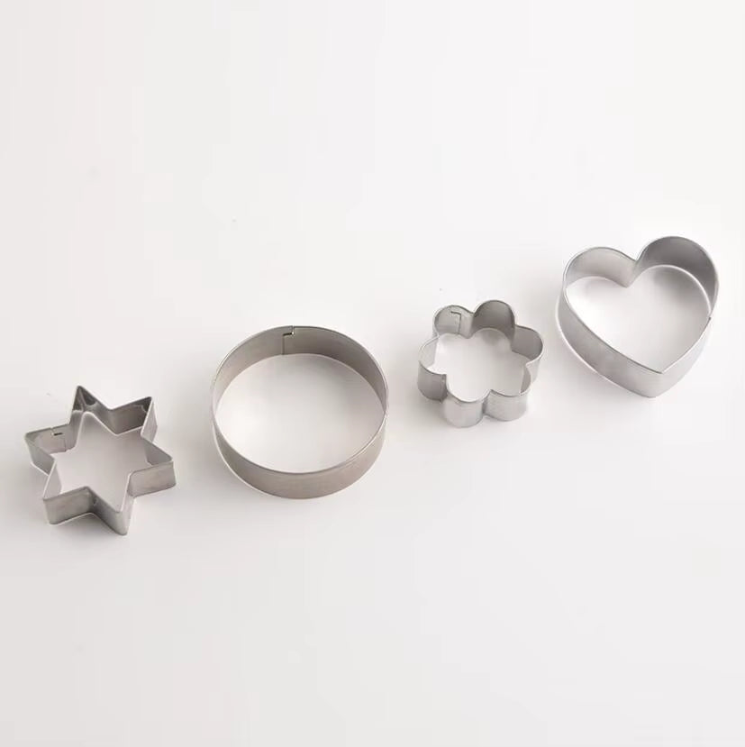 Cookie Cutter Set 12 Piece – Stainless Steel Biscuit Cutters – image 4