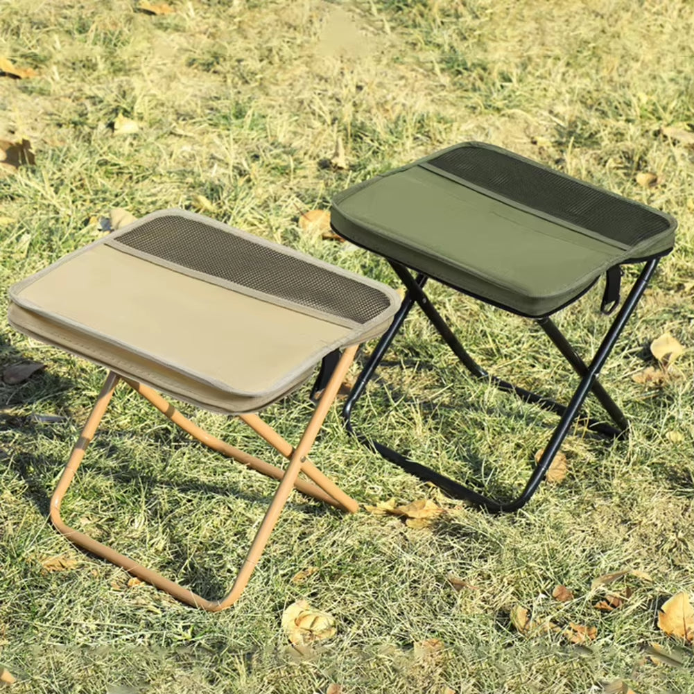 Folding Camping Stool – Portable Shoulder Bag Outdoor Seat – image 3