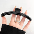 Hair Claw Clip Long Slim Solid Color for Thick Hair