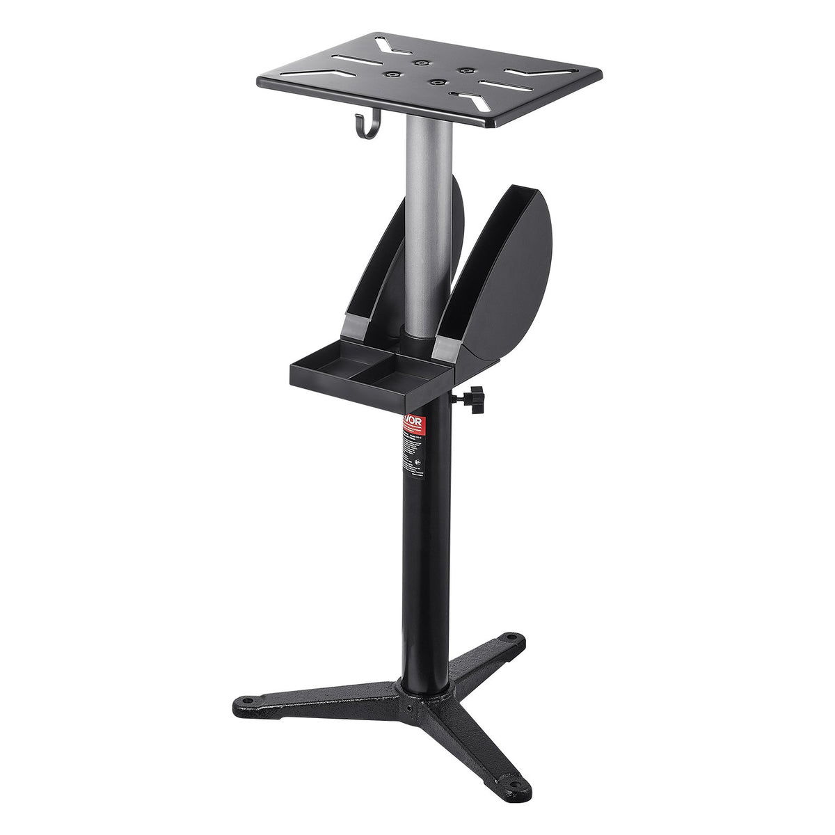 Bench Grinder Stand, Adjustable 28-36 in Cast Iron Pedestal