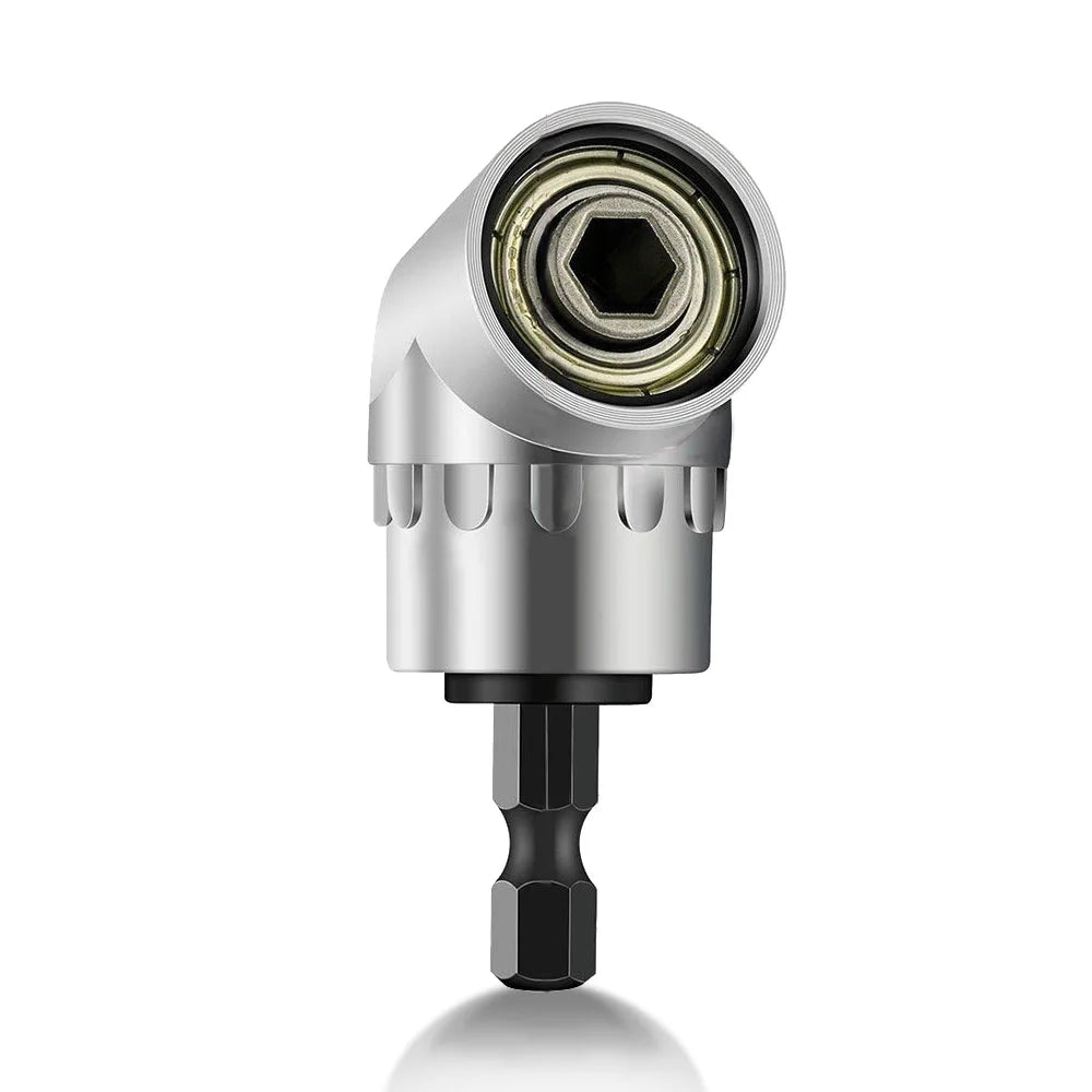 105 Degree Right Angle Drill Attachment - Screwdriver Bit Extension Adapter