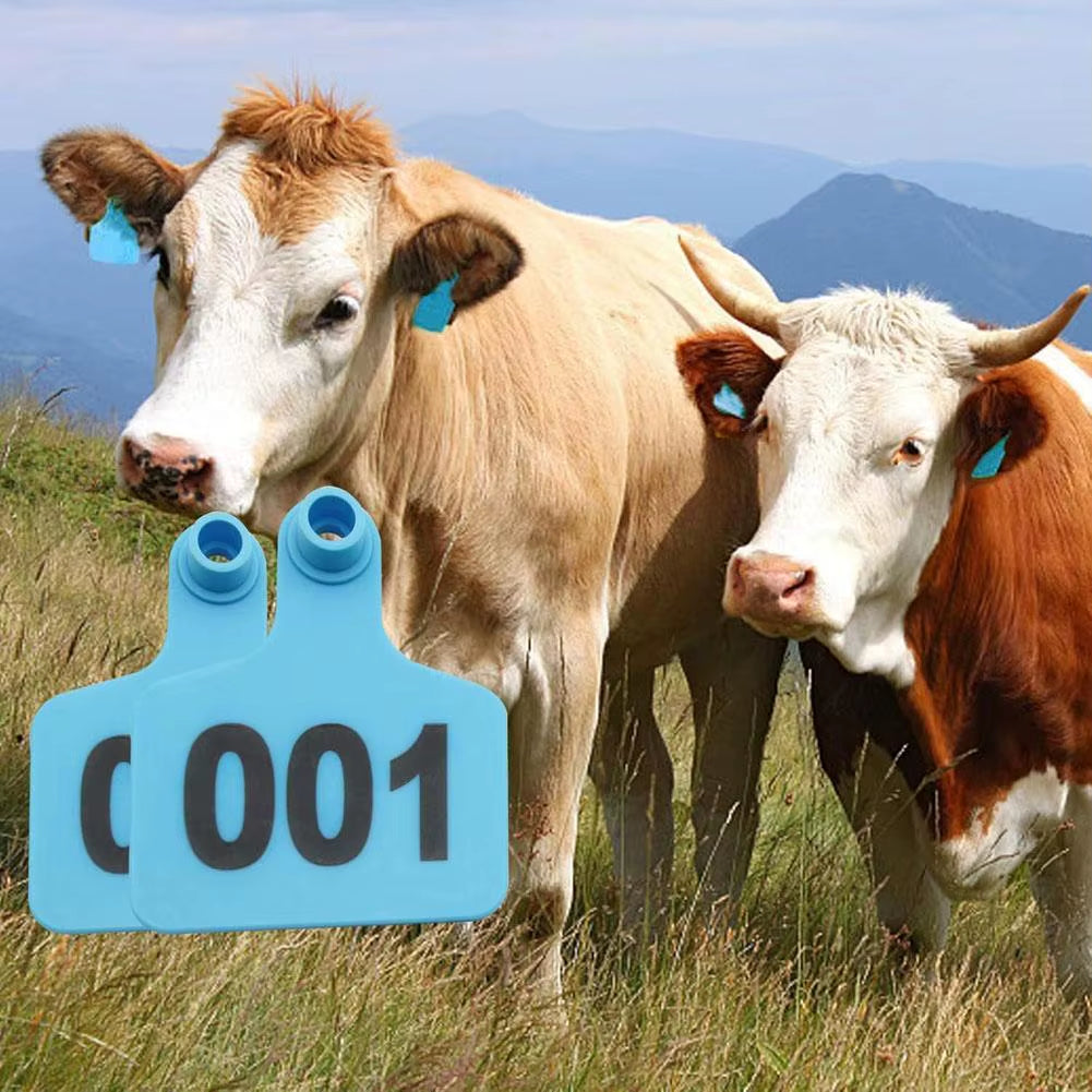 Farm Livestock Ear Tags 100 Pack, Numbered 1-100 for Cattle and Sheep – image 5