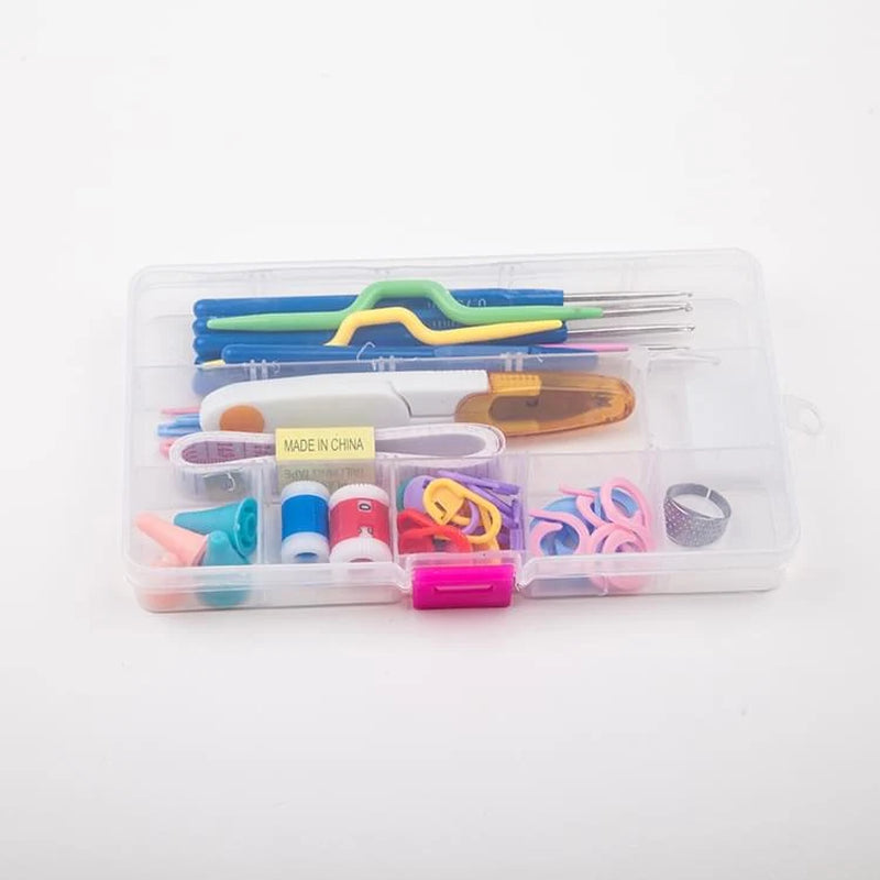 Crochet Hook Set with Storage Case, Aluminum Hooks and Accessories – image 3
