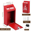 Wall Mounted Locking Metal Drop Box with Combination Lock – image 1