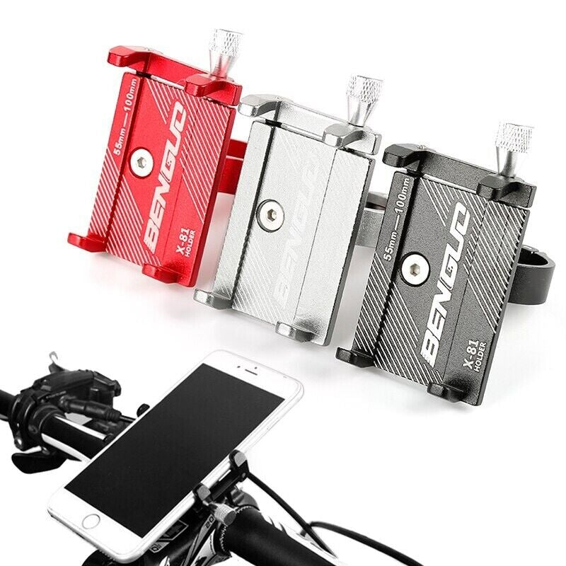 Bike Phone Mount, Aluminum Handlebar Holder for 3.5–6.8 in Phones – image 3