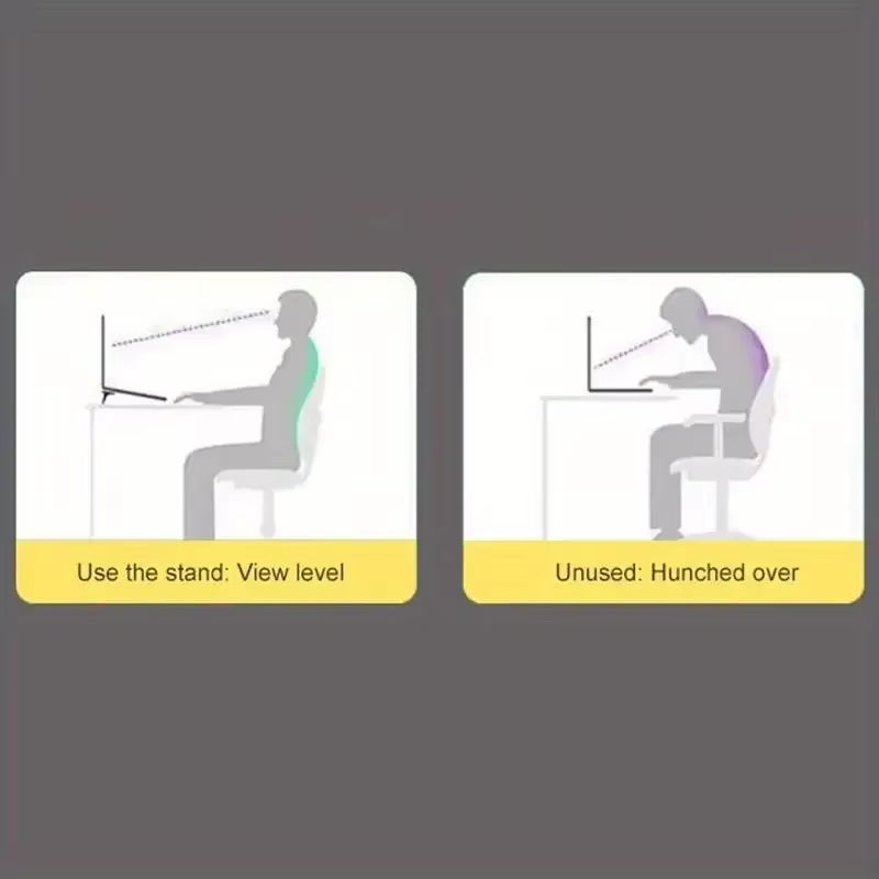 Mini Laptop Stand Set of 2, Adhesive Metal Kickstand – image 5