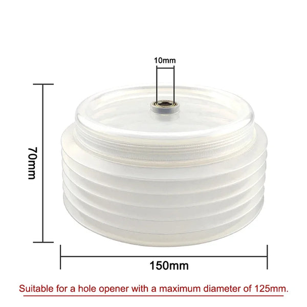 Drill Dust Collector Cover for Hammer Drills and Hole Saws