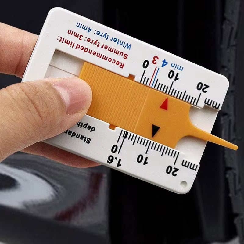 Tire Tread Depth Gauge 0-20mm Slide Ruler for Cars & Trucks – image 7