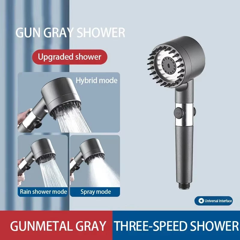 3-Mode Filtered High-Pressure Shower Head – image 3