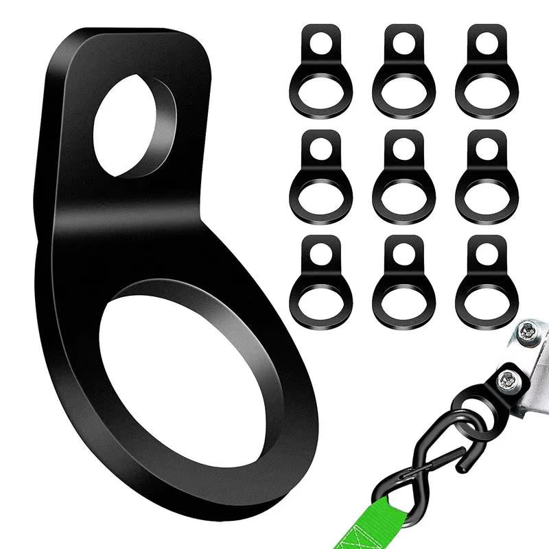 Tie-Down Anchor Rings – 10-Pack Stainless Steel D-Rings