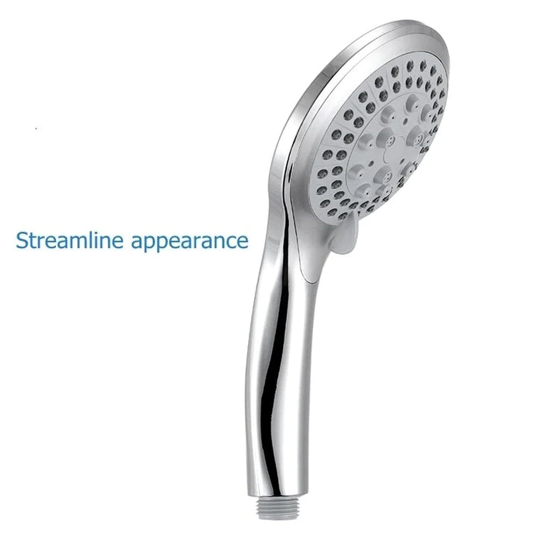 Handheld Shower Head - 5-Setting High Pressure Sprayer, 5 ft Hose – image 12