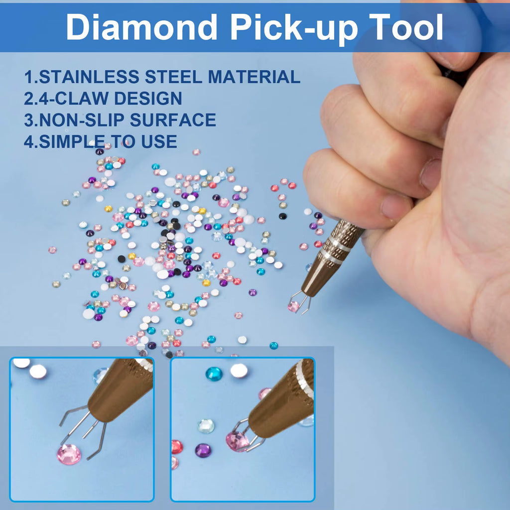 IC Extractor Tweezers - 4-Claw Pickup Tool for Small Parts – image 6