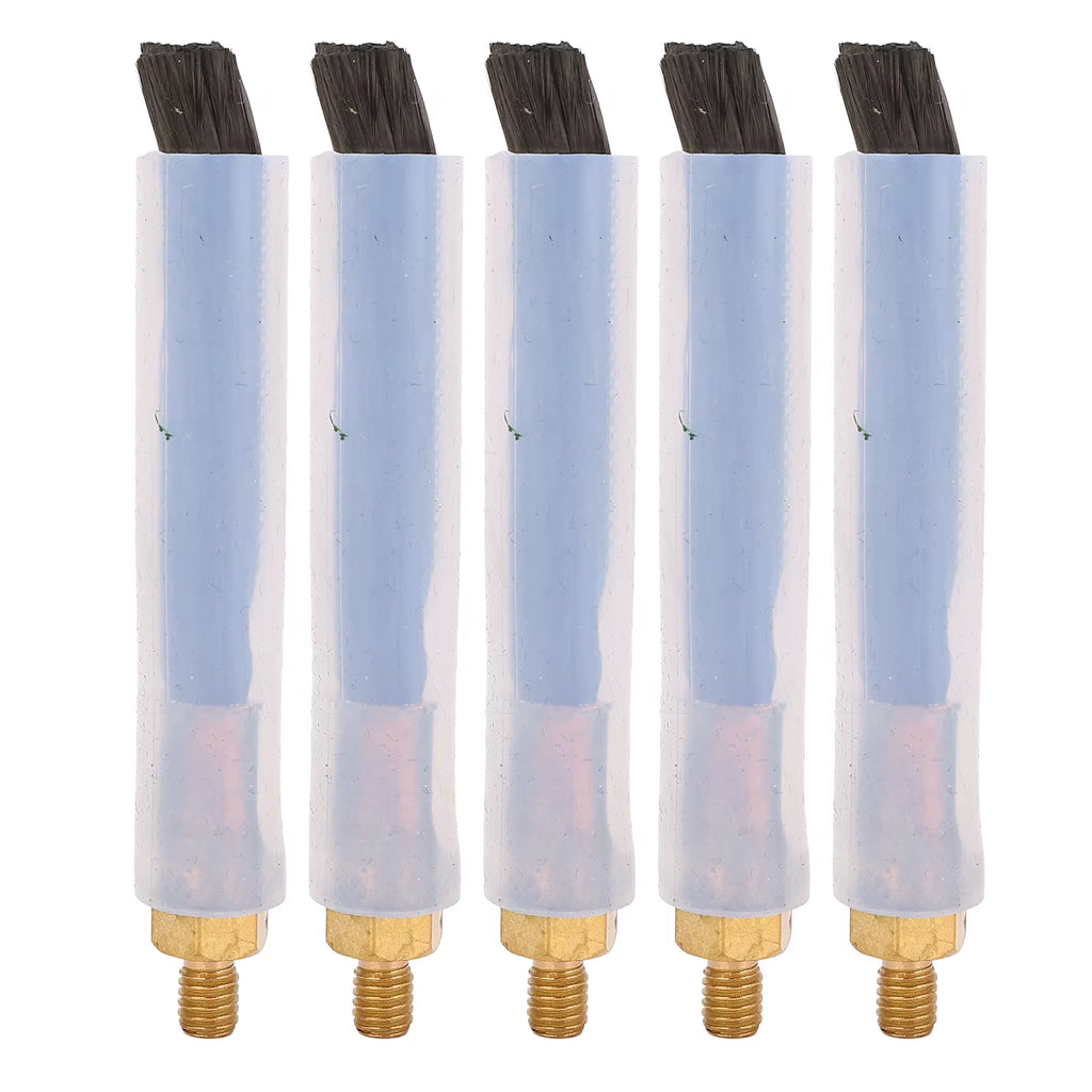 Welding Weld Bead Cleaning Brushes 5-Pack, Brass Head M6 or M8
