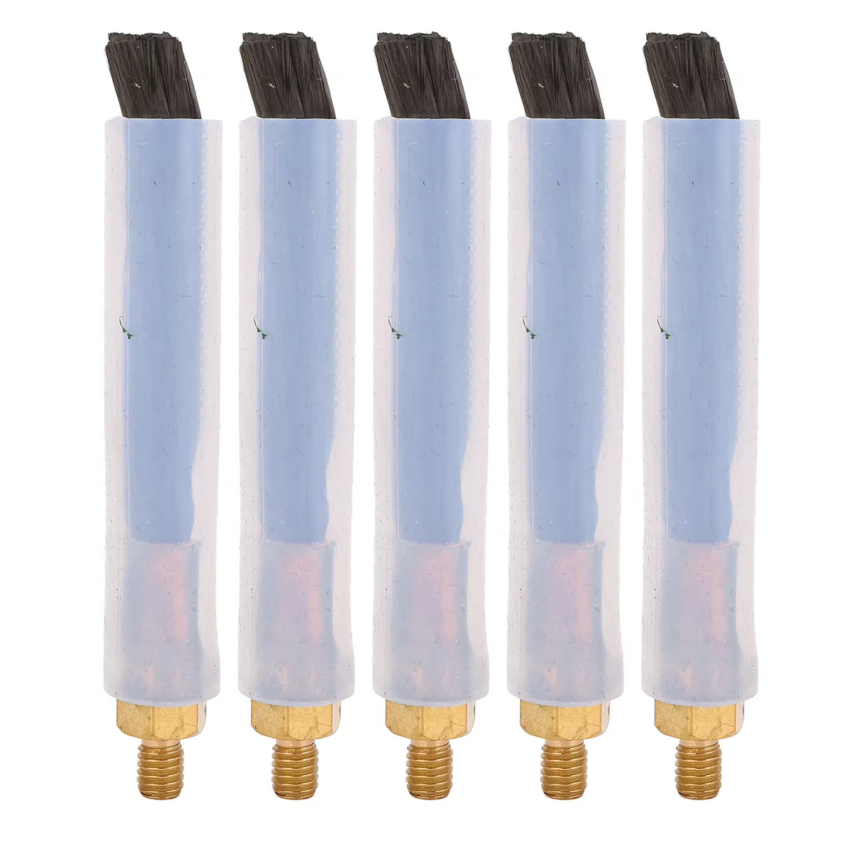 Welding Weld Bead Cleaning Brushes 5-Pack, Brass Head M6 or M8
