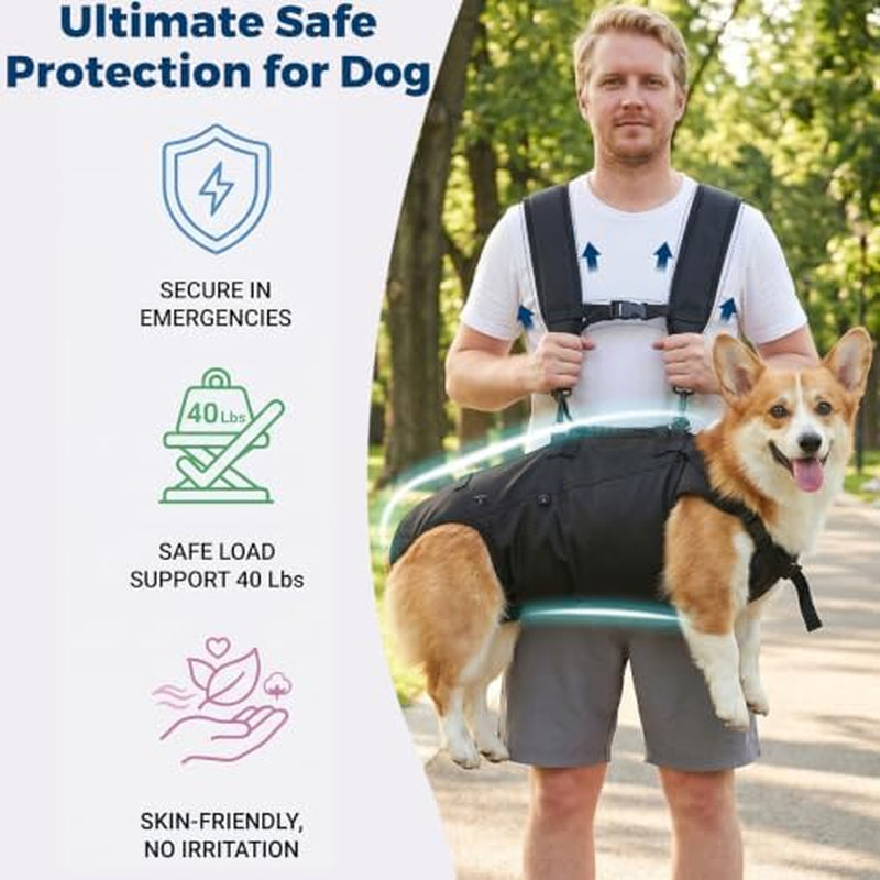 Dog Lift Harness Carrier Full Body Support Sling Large – image 6