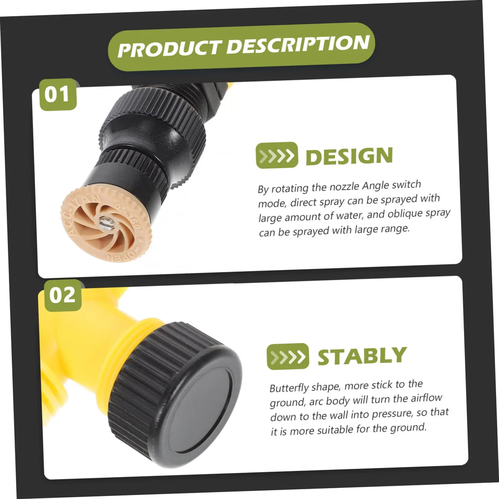 Garden Sprinkler, 360-Degree Rotating Lawn Irrigation Nozzle – image 4