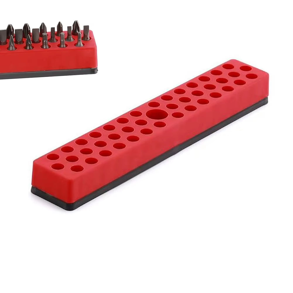 Magnetic Bit Organizer – 43-Hole 1/4 in Hex Bit Holder – image 6