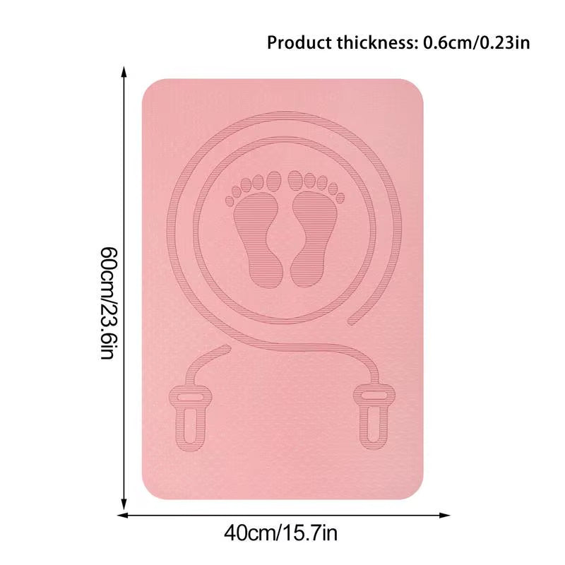 Jump Rope Mat, Non-Slip 6 mm TPE Exercise Mat – image 7