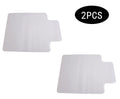 Clear PVC Office Chair Mat for Carpet, 47 x 35 Inch, Set of 2