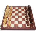Magnetic Wooden Chess Set 15 in, Folding Board with Storage – image 7