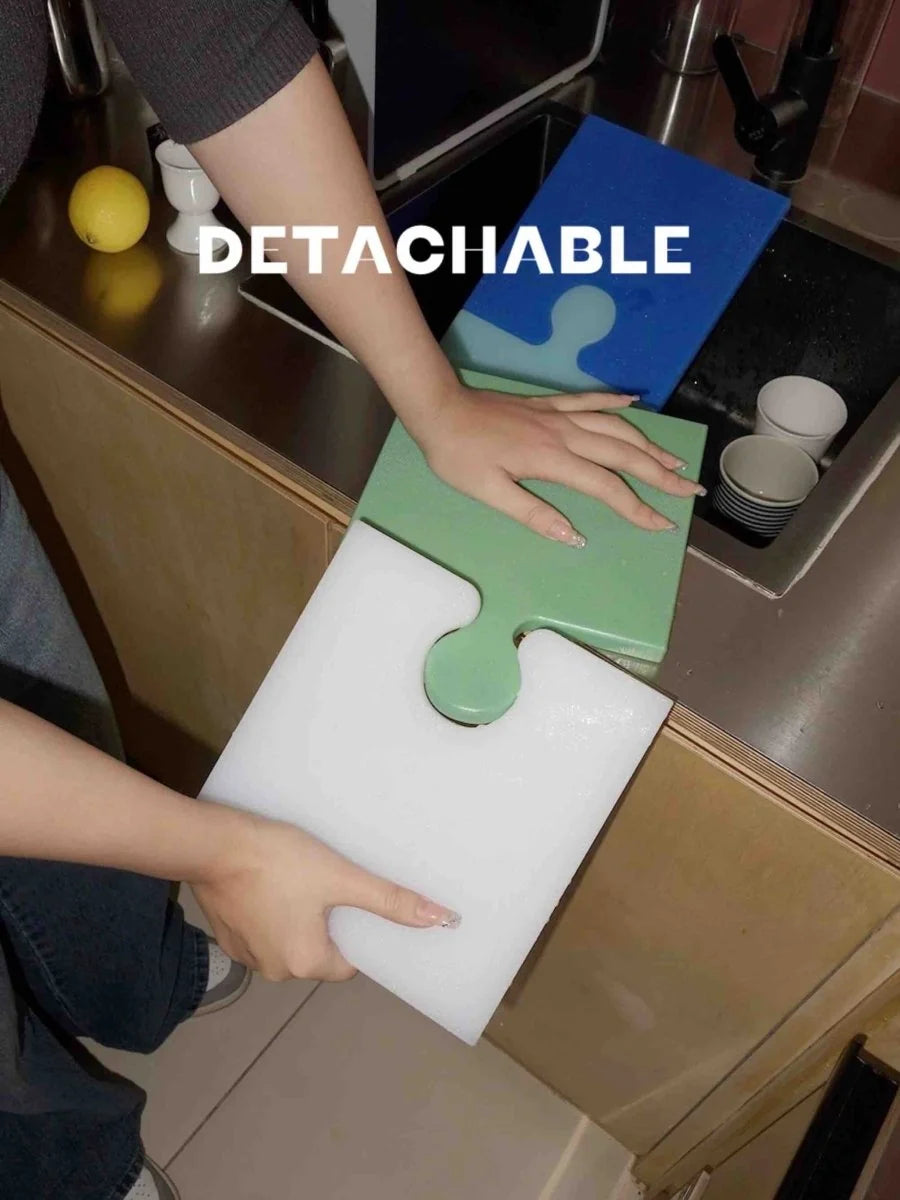 Puzzle Serving Board Set, Detachable Colorful Cutting Boards – image 4