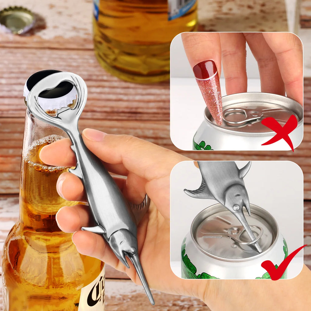 Bottle Opener – Swordfish Metal Beer Opener, Bar Accessory – image 10