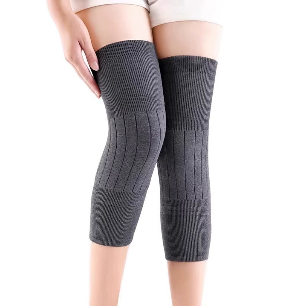 Knee Warmers, Thick Fleece-Lined Thermal Leg Sleeves, 1 Pair – image 7