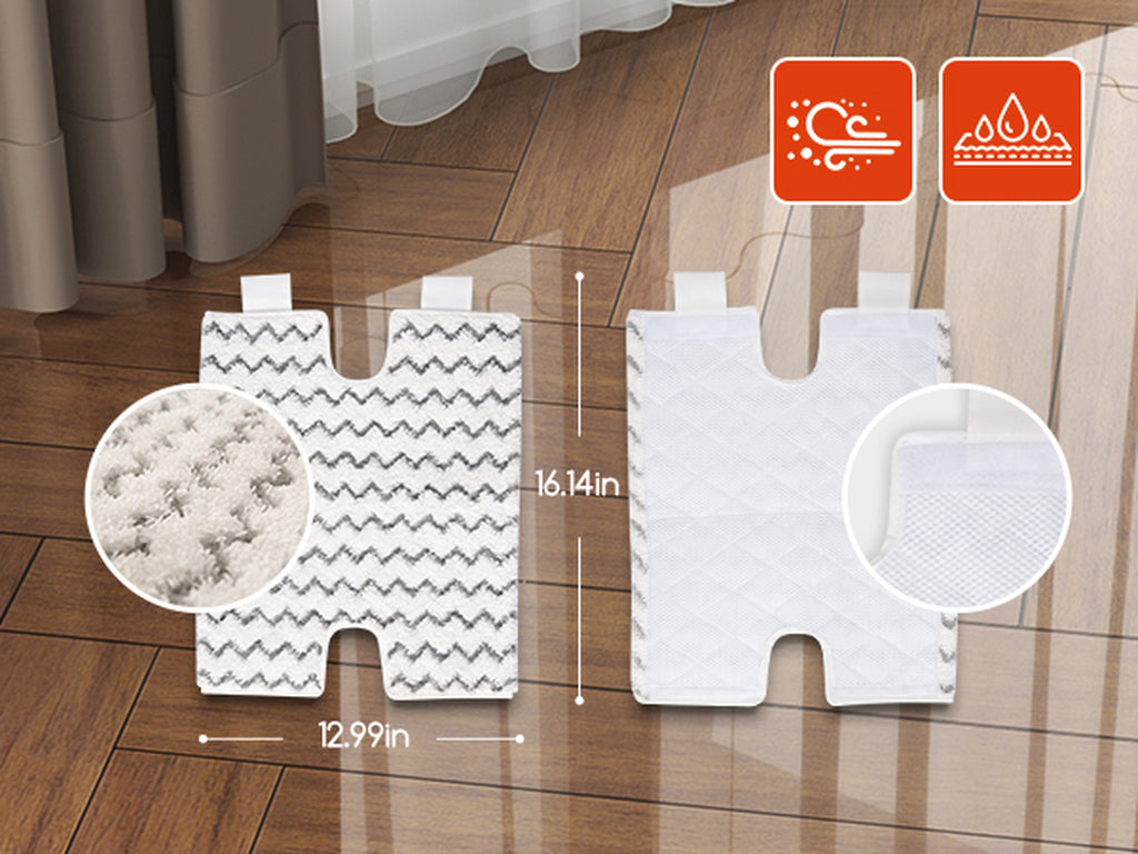 Steam Mop with 8 Attachments, 1200W Double-Sided Floor Steamer – image 13
