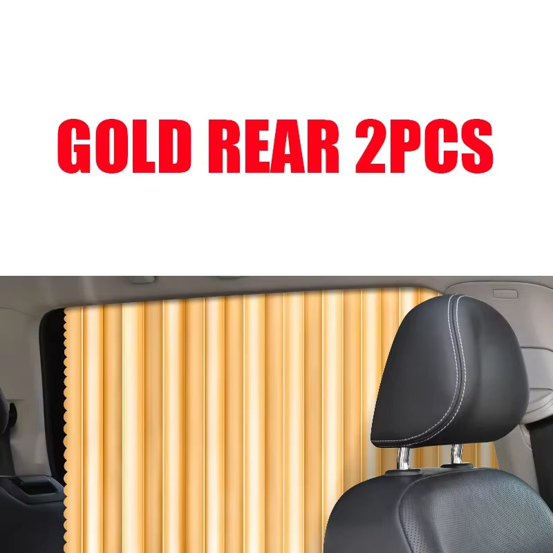Magnetic Car Window Sun Shades – Front or Rear Side Curtains – image 9