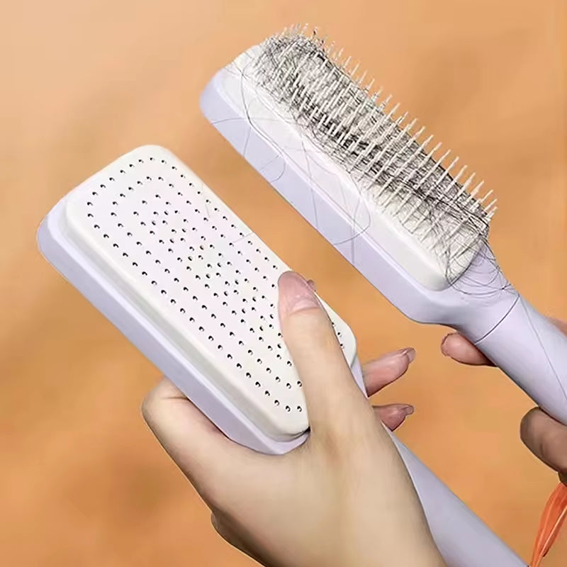 Self-Cleaning Hair Brush - Airbag Cushion Detangling Brush – image 3