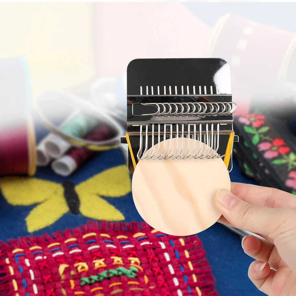 Darning Loom - Small Wood Weaving Frame for Mending Clothes – image 5