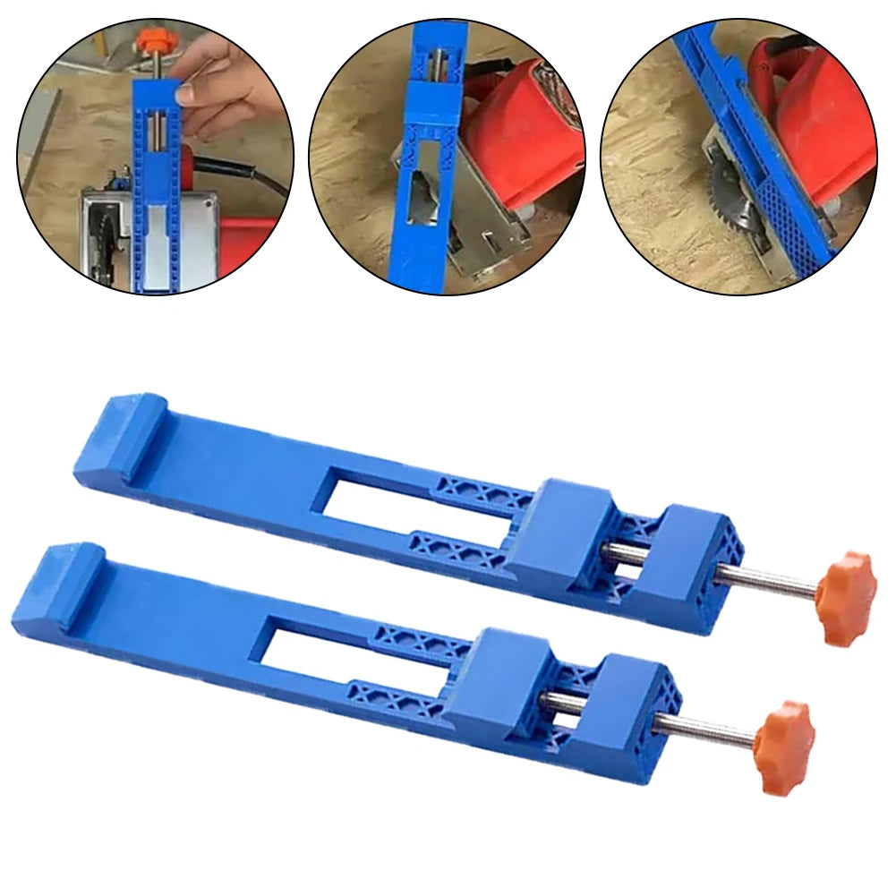 Cutting Machine Edge Guide – Adjustable Saw Base Rail Clamp – image 3